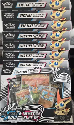 Pokemon TCG: Unova Victini Illustration Collection Boxes x12 - Image 1