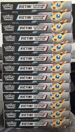 Pokemon TCG: Unova Victini Illustration Collection Boxes x12 - Image 2