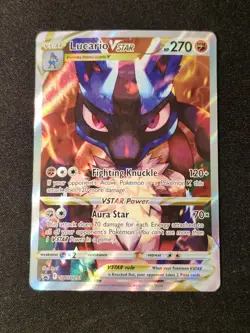 Pokemon Card TCG - Lucario VSTAR SWSH291 Sword & Shield Black Star Promo NM - Image 1