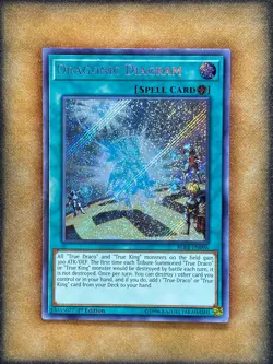 Yugioh Dragonic Diagram BLRR-EN096 Secret Rare 1st Ed NM - Image 1
