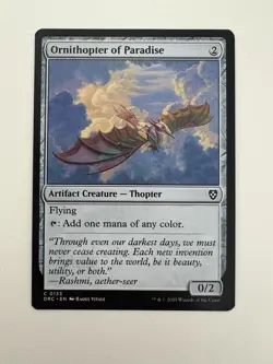 Ornithopter of Paradise MTG Magic the Gathering Card NM Near Mint DRC - Image 1