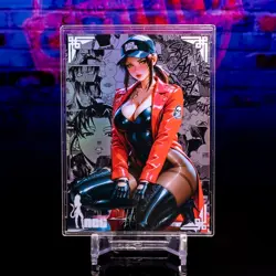 Revy Waifu Trading Card ACG-AVL Goddess Holo Foil 013 Anime Manga Art Black Lago - Image 2