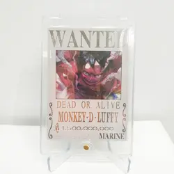 One Piece Luffy Metal Doujin Card Wanted Series 7 Goddess Stroy Waifu - Image 1