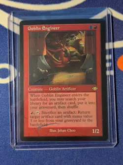 MTG Modern Horizons - Goblin Engineer (Retro) [FOIL] - MH2- NM - Image 1