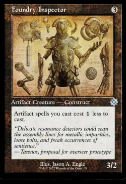 Foundry Inspector (Schematic) U The Brothers' War: Retro Frame Artifacts 79 NM - Image 1