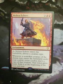 LP Molten Echoes Commander: Innistrad: Crimson Vow Regular MTG - Image 1