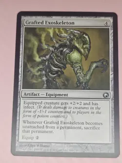 Magic TCG: Grafted Exoskeleton Scars of Mirrodin Regular - Image 1