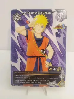 Naruto Uzumaki in Goku Outfit Promo Card PR095 Naruto CCG Ultimate Ninja Storm 3 - Image 1