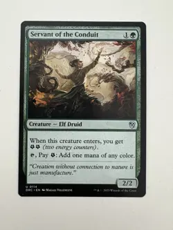 Servant of the Conduit MTG Magic the Gathering Card NM Near Mint DRC - Image 1