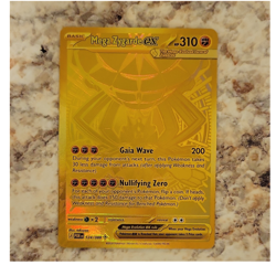 Nintendo Pokemon TCG Mega Zygarde EX 124/088 Gold Full Art Holo Rare 310 HP EN - Image 1