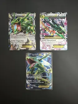 Pokemon Rayquaza EX Lot 75/108, 76/108, 104/108 Roaring Skies Full Art - Image 1