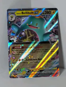 Pokemon TCG | Iono's Belibolt ex | Play Stamped | Cosmo Holo | Prize Pack 7 | NM - Image 1