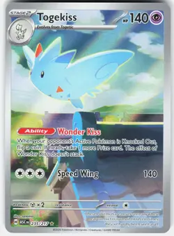 Pokemon Togekiss 235/217 Illustration Rare Ascended Heroes Pokemon Near Mint - Image 1