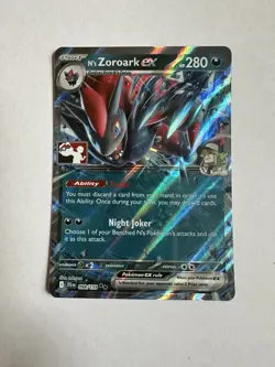 POKEMON TCG - N's ZOROARK EX - 098/159 - PRIZE PACK SERIES 7 -PLAY! STAMPED - Image 1