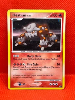 Pokemon Tcg Heatran POP Series 8 1/17 Cosmos Holo - Image 1