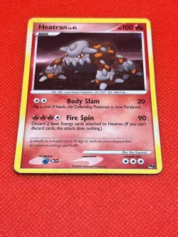 Pokemon Tcg Heatran POP Series 8 1/17 Cosmos Holo - Image 2