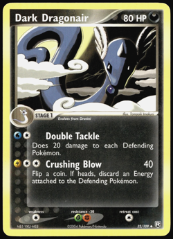2004 Dark Dragonair 32/109 Team Rocket Returns Regular Vintage Pokemon NM - Image 1