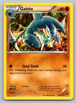 Pokemon TCG XY - BREAKpoint Gabite 69/122 - Image 1