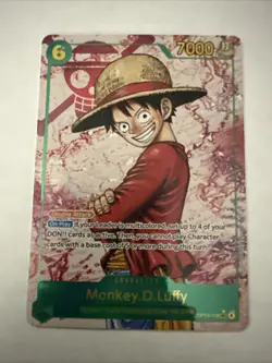 One Piece Monkey D. Luffy OP13-118 SEC (Alt Art) NM - Image 1