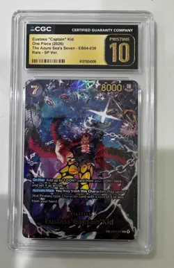 2026 One Piece Azure Sea's Seven Eustass Captain Kid SP EB04-039 CGC 10 Pristine - Image 1
