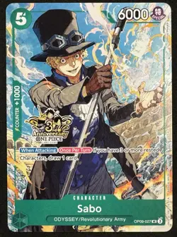 Luffy, Ace & Sabo (3rd Anniversary Tournament 3 Brothers Pack) ONE PIECE NM - Image 5