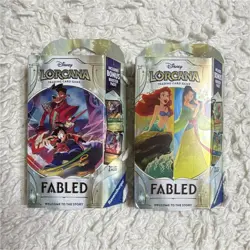 FACTORY SEALED Fabled Starter Decks (SET OF 2) Ravensburger Disney Lorcana - Image 1
