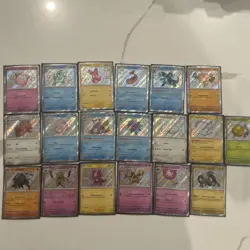 Pokemon TCG Paldean Fates Shiny Cards Lot of 19 No Duplicates - Image 1