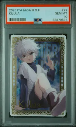 PSA10 SP-22 Killua Zoldyck HUNTER×HUNTER Itajaga Wafer Card - Image 1