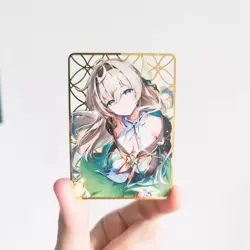Firefly Doujin Card Honkai Star Rail C Goddess Stroy Waifu Holo Foil - Image 1