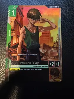 Heero Yuy - ST02-010 C+ Gundam TCG Card Game Wings of Advance English - Image 1