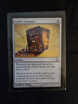 MTG Geth's Grimoire, DARKSTEEL rel. UNCOMMON, Excellent cond. 2004 - Image 1