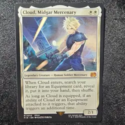 MTG Final Fantasy: Cloud, Midgard Mercenary #010 - Mythic - Image 1