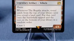 The Regalia REGULAR NM - Final Fantasy FIN 0267 MTG 🔮 E - Image 3