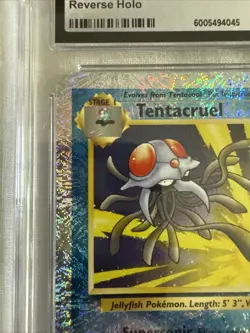 CGC 10 2002 Pokemon Legendary Collection Reverse Holo Tentacruel Nintendo WOTC - Image 2