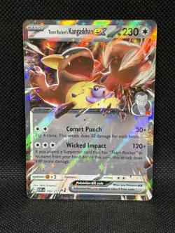 Pokemon TCG TEAM ROCKET’S KANGASKHAN EX 162/217 Ascended Heroes Double Rare - Image 1