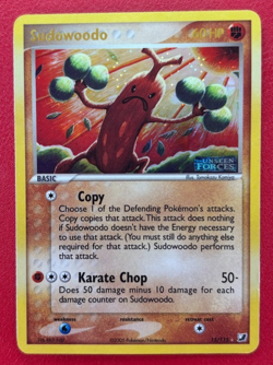 Sudowoodo - 15/115 - Reverse Holo, EX Unseen Forces - Pokemon Card - Light Play - Image 1