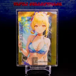 Yoimiya Goddess Waifu Card Premium Gold Holo Foil Private Girl One Piece ACG - Image 1
