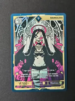 Nanoless 9 Non-Holo Card 1st Edition Rising Stars GamerSupps VCard 116/190 - Image 1