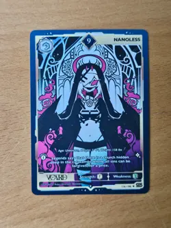 Nanoless 9 Non-Holo Card 1st Edition Rising Stars GamerSupps VCard 116/190 - Image 2