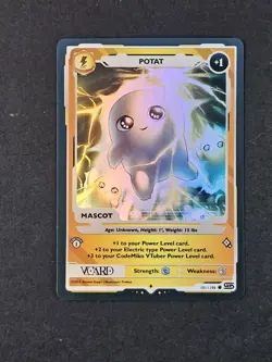 Potat Holo CodeMiko Mascot Card First 1st Edition Rising Stars GamerSupps VCard - Image 1