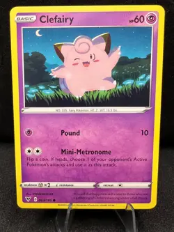 Clefairy 063 Common 185 Vivid Voltage Pokemon 2020 - Image 1