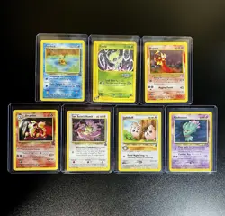 Pokemon WOTC Black Star Promo 7 Card Lot Psyduck Celebi Meowth + - Image 1