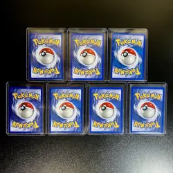 Pokemon WOTC Black Star Promo 7 Card Lot Psyduck Celebi Meowth + - Image 2