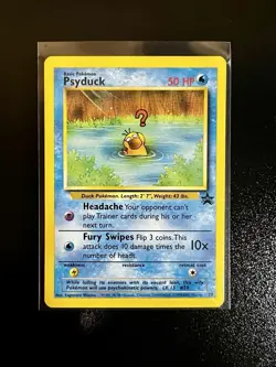 Pokemon WOTC Black Star Promo 7 Card Lot Psyduck Celebi Meowth + - Image 4