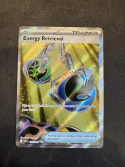 Energy Retrieval 108/086 Chaos Rising Pokemon card mint Full Art Trainer - Image 1