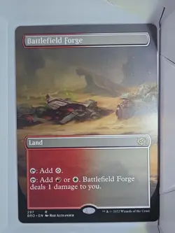 Battlefield Forge (Borderless) - R297 - MTG - Brothers' War (BRO) - Image 1