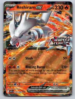 Reshiram ex (White Flare Stamped) 020/086 Pokemon Holo NM - Image 1