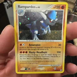 Pokemon TCG Rampardos Cosmos Holo 033/123 Deck Exclusives Holo 2007 Nintendo LP - Image 1