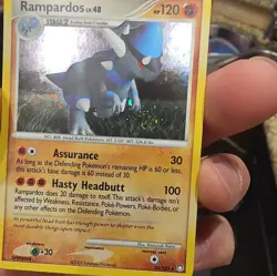 Pokemon TCG Rampardos Cosmos Holo 033/123 Deck Exclusives Holo 2007 Nintendo LP - Image 2