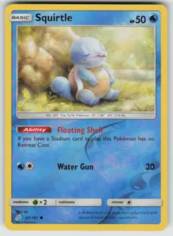 Squirtle 22/181 Common Team Up Pokemon Reverse Holo Near Mint - Image 1